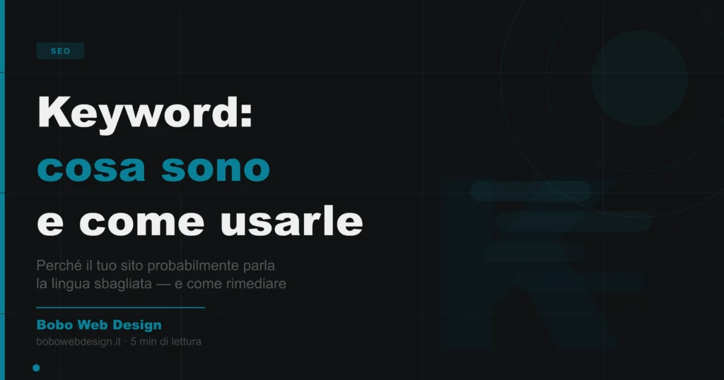 Che cosa sono le keyword