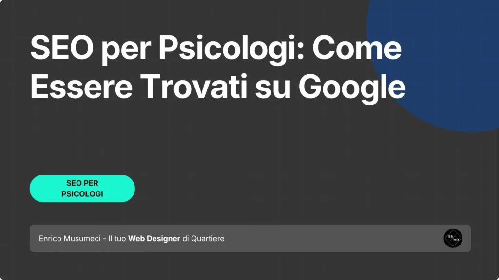 SEO per Psicologi