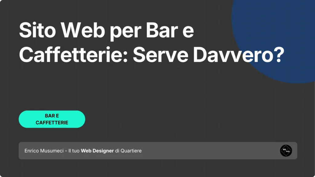bar e caffetterie