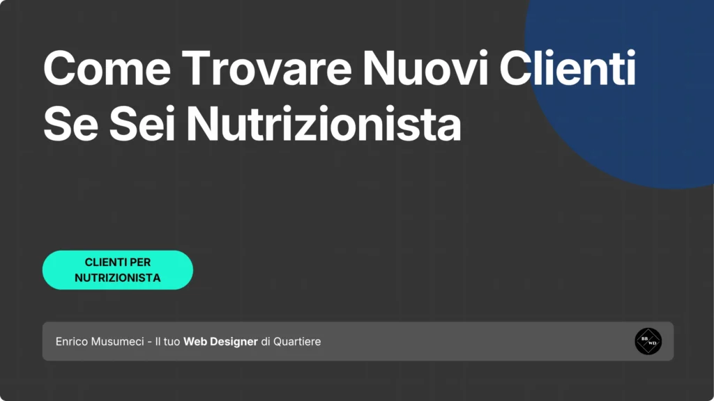 clienti per nutrizionista