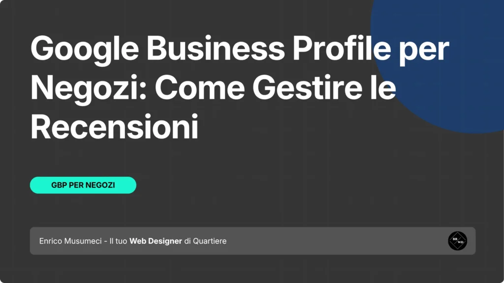 gbp per negozi