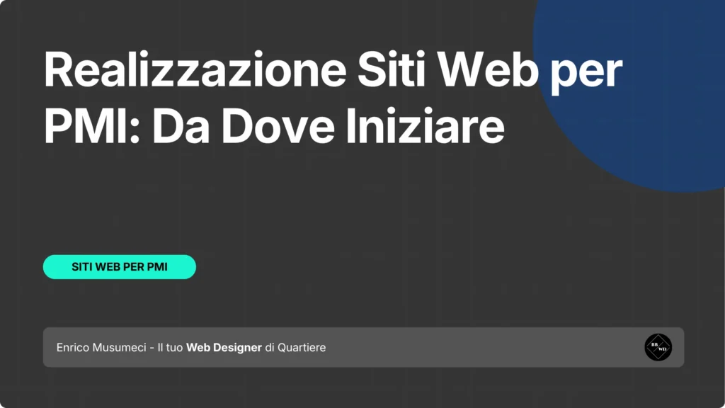 Realizzazione siti web per PMI