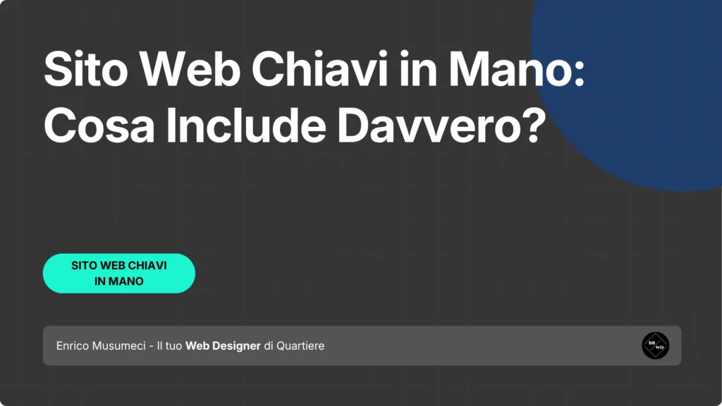 sito web chiavi in mano